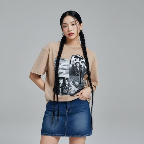 T-Shirt BTS Gamme Tenue de scène "Arirang World Tour North America Stickers"