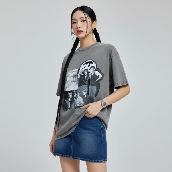 T-Shirt BTS Gamme Tenue de scène "Arirang World Tour North America Stickers"
