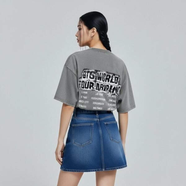 T-Shirt BTS Gamme Tenue de scène "Arirang World Tour North America Stickers"