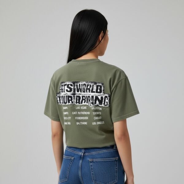 T-Shirt BTS Gamme Tenue de scène "Arirang World Tour North America Stickers"