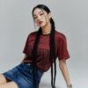 T-Shirt BTS "World Tour Arirang Rouge"