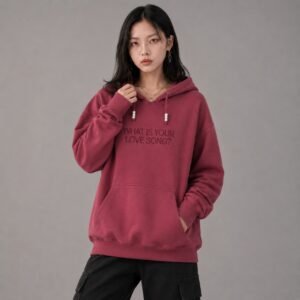 Hoodie BTS What Is Your Love Song Rouge