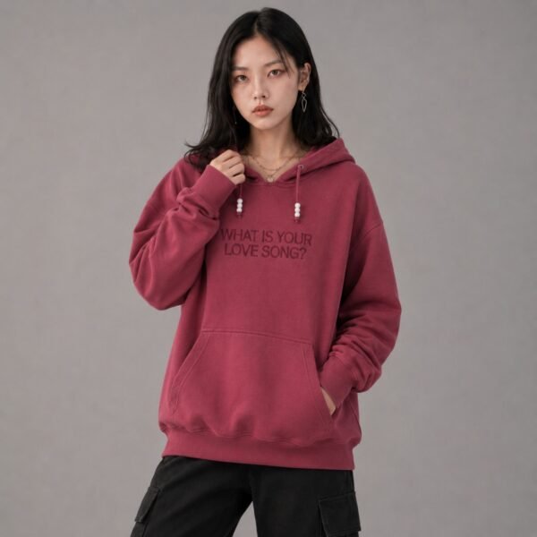 Hoodie BTS What Is Your Love Song Rouge