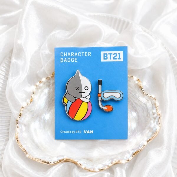 Pin's Acrylique BTS BT21 "Summer"