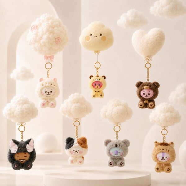Porte Clé BT21 Collection "Baby Costume Plush 2023"